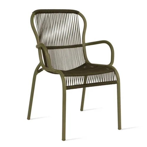 Loop dining armchair rope outdoor 01