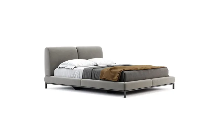 Margot bed tarn 08 black texturized steel 2
