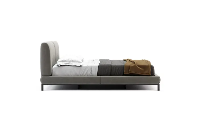 Margot bed tarn 08 black texturized steel 3