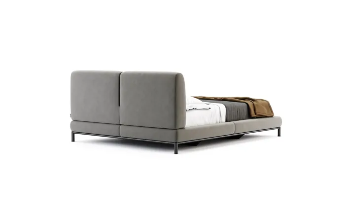 Margot bed tarn 08 black texturized steel 5