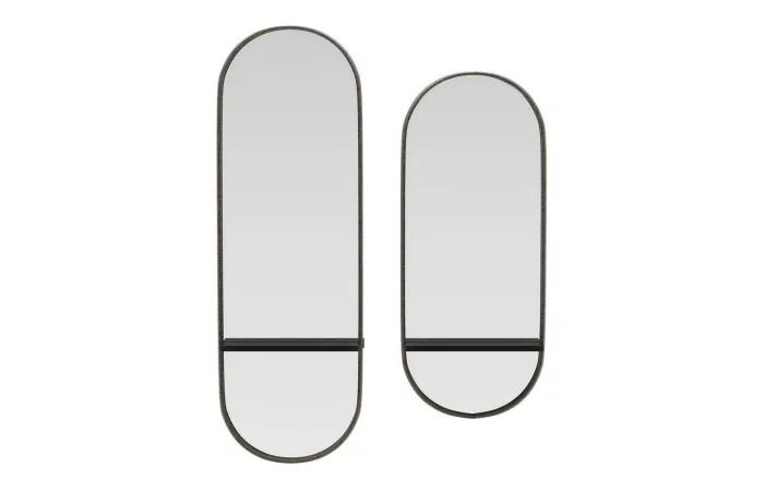 cleo small and large mirror with clear mirror