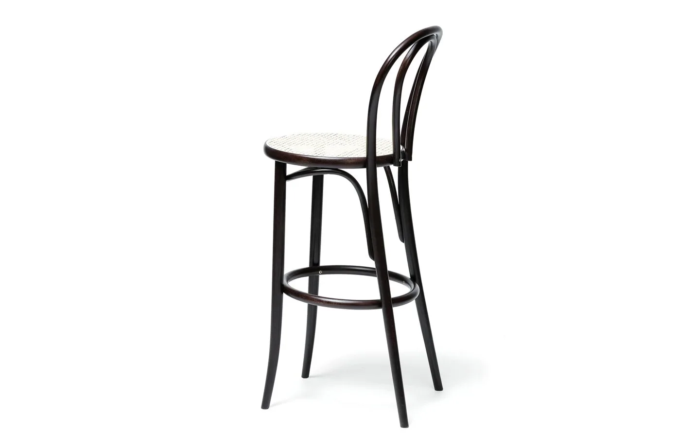 18 Barstool Bent wood Cane seat 02