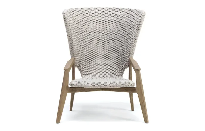 knit high back lounge armchair 5