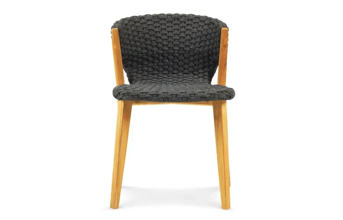 knit rope dining side chair 01