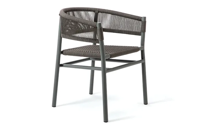 kilt aluminium armchair 1