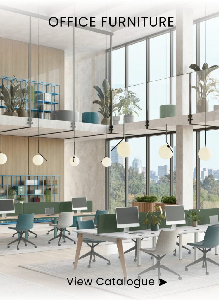 Office Furniture Mini Banner - White